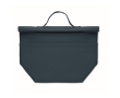 Personal cooler bag with roll-top closure and carry handle colour blue