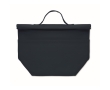 Personal cooler bag with roll-top closure and carry handle colour navy-blue