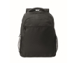 Laptop backpack with front and side pockets, 15\" colour black