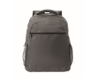 Laptop backpack with front and side pockets, 15\" colour dark grey