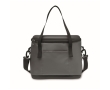 Canvas cooler bag with top opening, 40L colour dark grey