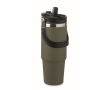 Double-walled cup with straw, spout, and carry handle, 850 ml colour dark green