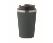 Double-walled cup with ceramic inner lining, 350 ml colour matt black
