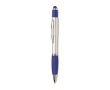 Pen with stress-relief top and blue ink colour royal blue