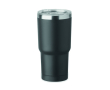 Stainless steel tumbler, sliding lid opening, 550 ml colour black