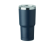 Stainless steel tumbler, sliding lid opening, 550 ml colour navy-blue