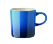 Ceramic mug, colour gradient, white interior, 290 ml colour blue
