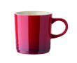Ceramic mug, colour gradient, white interior, 290 ml colour red