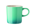 Ceramic mug, colour gradient, white interior, 290 ml colour turquoise