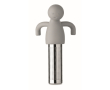 Stainless steel tea infuser, silicone man design colour grey