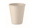 Reusable single-wall cup, corn material, 200 ml colour beige