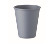 Reusable single-wall cup, corn material, 200 ml colour matt black