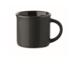 Branded, ceramic espresso mug, 40 ml colour black
