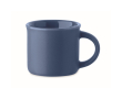 Branded, ceramic espresso mug, 40 ml colour blue
