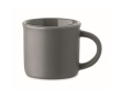 Branded, ceramic espresso mug, 40 ml colour dark grey