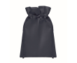 Small RPET drawstring gift bag, single colour, 20x30 cm colour blue