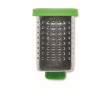 Stainless steel tea infuser, plastic hook colour lime
