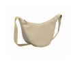 Crossbody RPET shoulder bag, main compartment colour ivory