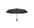 Windproof folding umbrella, automatic open and close, Ø99 cm colour black