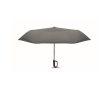 Windproof folding umbrella, automatic open and close, Ø99 cm colour grey