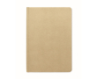 Hardcover notebook, sugarcane paper, A5, ruled pages colour khaki