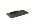 Multi-purpose laptop sleeve, stand and mouse pad, 16'' colour black