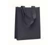 Small RPET bag, assorted colours, gusseted base, 80 g/m2 colour blue