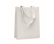 Small RPET bag, assorted colours, gusseted base, 80 g/m2 colour white
