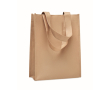 Small RPET bag, assorted colours, gusseted base, 80 g/m2 colour ivory