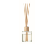 Elegant fragrance diffuser, vanilla scent, bamboo detail colour transparent