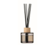 Diffuser with 6 reeds, glass jar, vanilla scent colour black