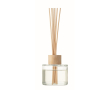 Diffuser with 6 reeds, glass jar, vanilla scent colour transparent