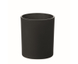 Vanilla-scented candle, vegetable wax, wooden wick colour black