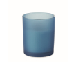 Vanilla-scented candle, vegetable wax, wooden wick colour blue