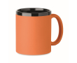 Ceramic mug, soft-touch coloured coating, 300 ml colour orange
