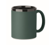 Ceramic mug, soft-touch coloured coating, 300 ml colour dark green
