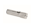 Extendable recycled aluminium torch, 3 light settings, zoom colour matt silver