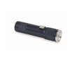 Extendable recycled aluminium torch, 3 light settings, zoom colour navy-blue