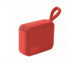 Small wireless speaker, with matching carry handle colour red