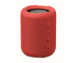 Small wireless speaker, RPET fabric, 3 hrs playtime colour red
