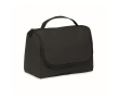 Organiser toiletry bag, single compartment, hanging hook colour black