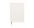 Notebook with perpetual daily planner, matching bookmark, A5 colour white