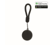 Smart locator with keyring compatible with Apple and Android colour black