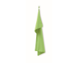 Lightweight quick-drying microfiber towel 50x100 cm colour lime