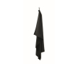 Quick-dry microfiber towel 100x150 cm colour black