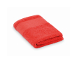 100% cotton terry towel 380 g/m² 50x100 cm colour red