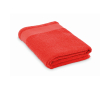 100% cotton terry bath towel 380 g/m² 100x150 cm colour red