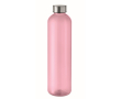 Leakproof RPET bottle with secure closure and 1 L capacity colour transparent pink