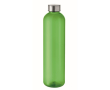Leakproof RPET bottle with secure closure and 1 L capacity colour transparent lime