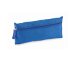 300D RPET polyester zip pouch colour royal blue